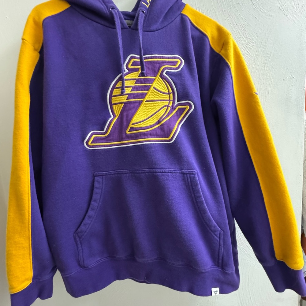 Purple and Yellow Lakers hoodie with Logo